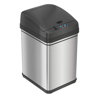 Poubelle à capteur de mouvement en acier inoxydable 8 gallons Deodorizer