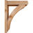 6"W x 24"D x 32"H Thorton Rough Sawn Craftsman Outlooker, Western Red Cedar-106952026-31652183