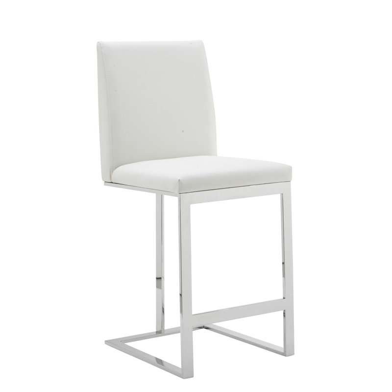 Michael - Chaise de salle à manger moderne en noyer beige Mid-Century