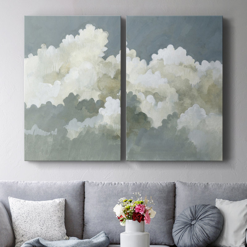 Toile tendue Big Clouds I-Premium Gallery - prête à être accrochée, H 18 po x l 24 po