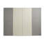 Light Between Wool Striped Area Rug in Slate/Ivory-74864912