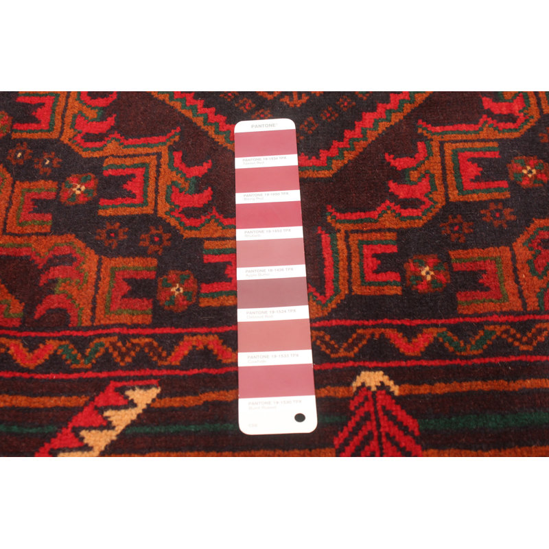 Tapis bourgogne foncé Lynnisha 4 pi 1 po x 6 pi 6 po