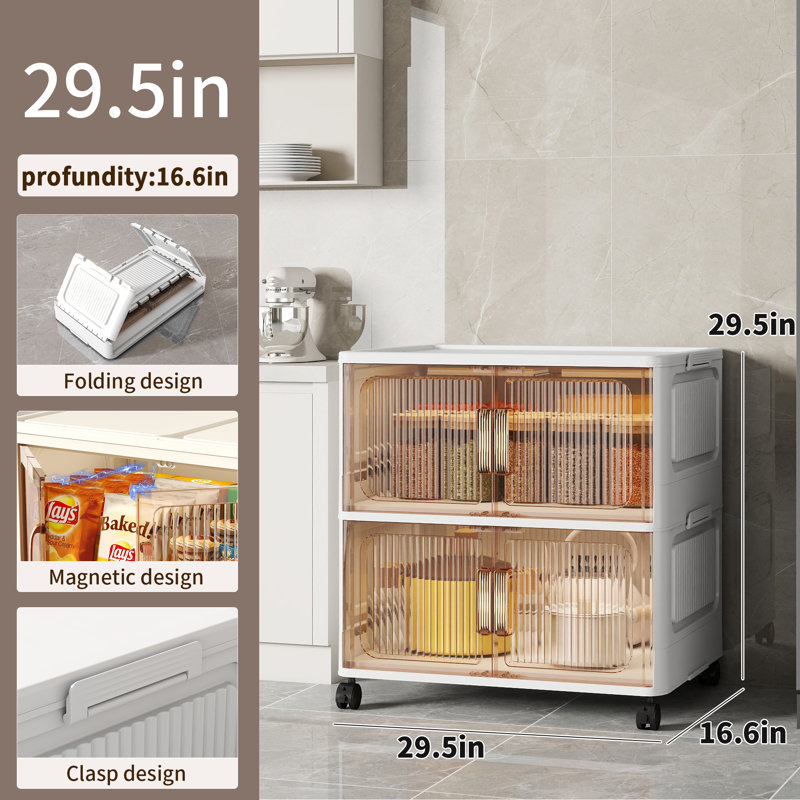Collapsible Storage Bins With Lids