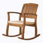 Chaise à bascule avec coussin