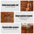 Walnut Solid + Manufactured Wood Rectangular Console Table