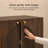Manci Solid Mango Wood Accent Cabinet
