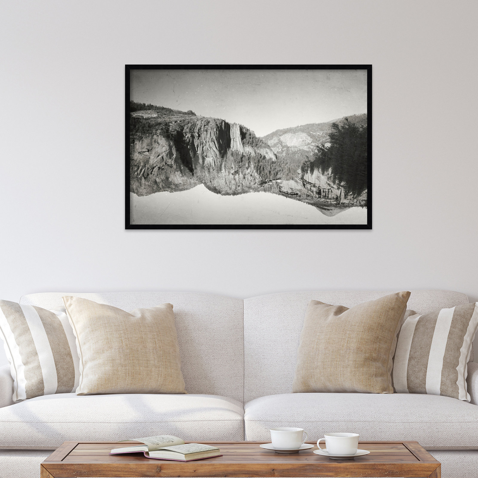 Negative Reality Inversion Photo Print, 28" H x 41" W, Black