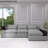 L-shaped Modular Sectional Sofa with Removable Back Cushions-101784550