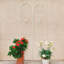 Metal garden trellis set for climbing plants-114504778