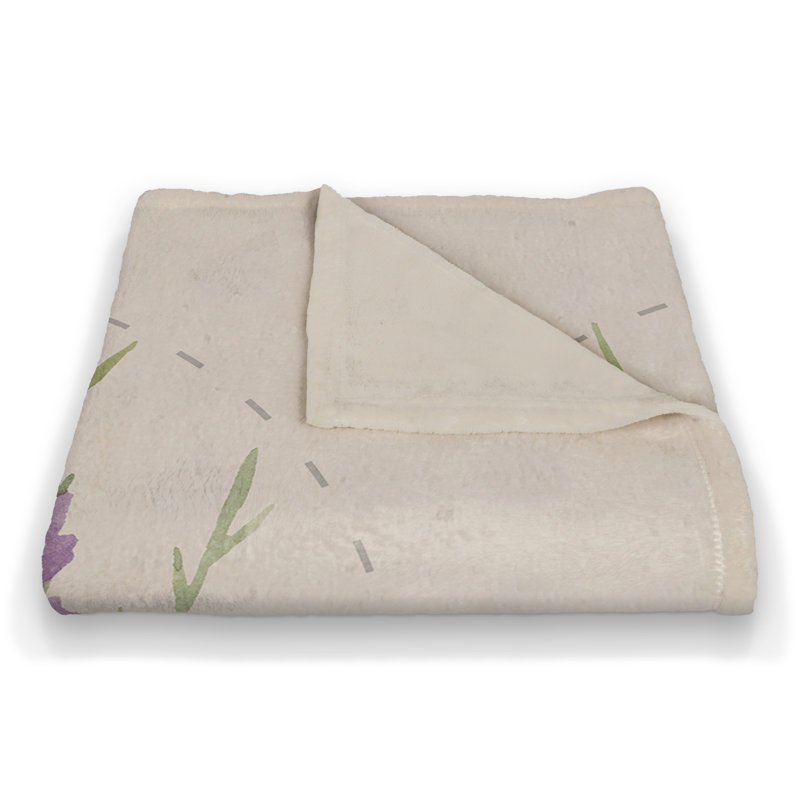 Jeté en molleton Bend Kind Lavendar