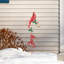 36"H Set Of 2 Christmas Metal Cardinal "JOY" And "NOEL" With Bell Yard Stake Or Wall Decor(KD,Two Function)