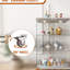Vitrine moderne en verre antique avec assemblage rapide, DEL réglable de 12 couleurs, convenant à un décor de chambre à coucher, armoire de 14,32 po de largeur, 2 décor de salon