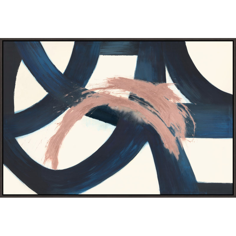 Coups Blue Painting by Mark Sargent, Glass Coat
