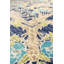 Oushak Hand Knotted Wool Floral Area Rug in Blue-70210882