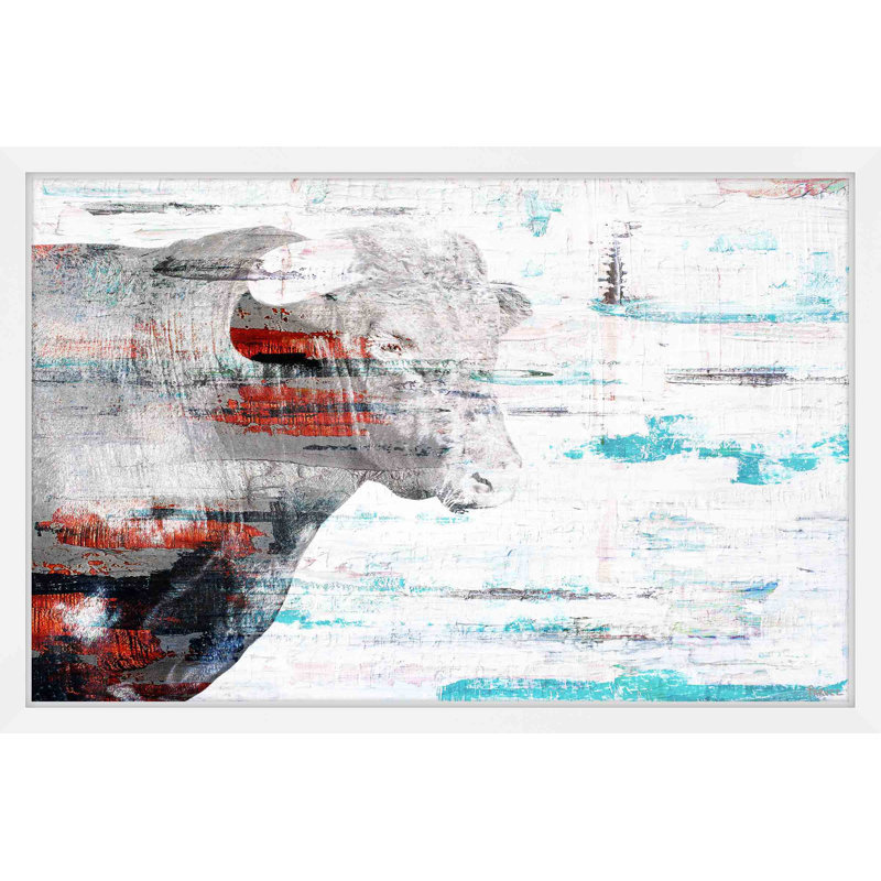 Parvez Taj - Single Picture Frame Painting, 61cm H x 91cm W x 3.81cm D