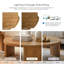 Table basse ronde en bois Blitar-1590227953