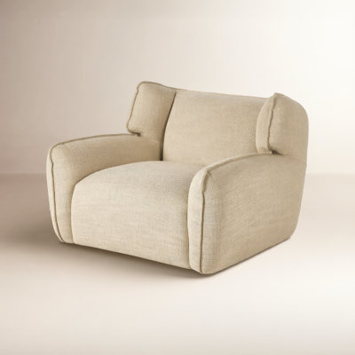 Pine Swivel Club Chair