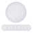 Transparent/blanc