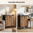 6-Tier Shoe Cabinet with Doors