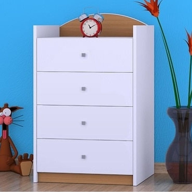Norberg Kids 4 - Drawer Chest, Beech