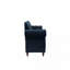 Causeuse formelle de luxe en velours indigo 1pc avec coussins de salon 2 places-602635488