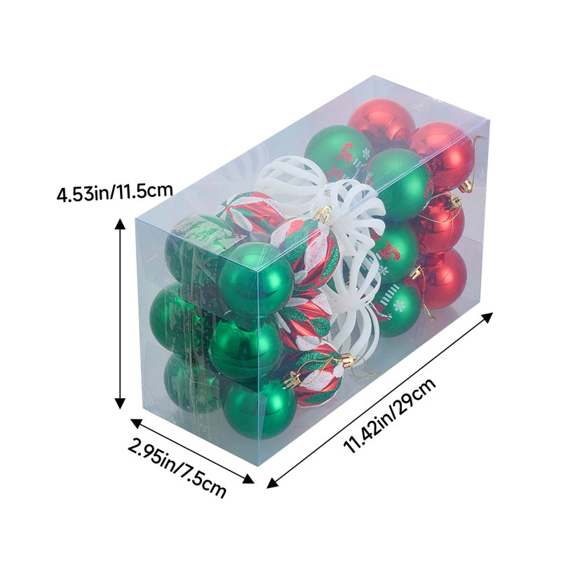 11.5cm Plastic / Acrylic Bauble