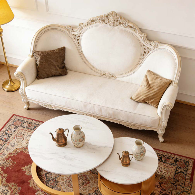 Table basse ronde