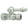 Quarter Single Hole Bathroom Faucet