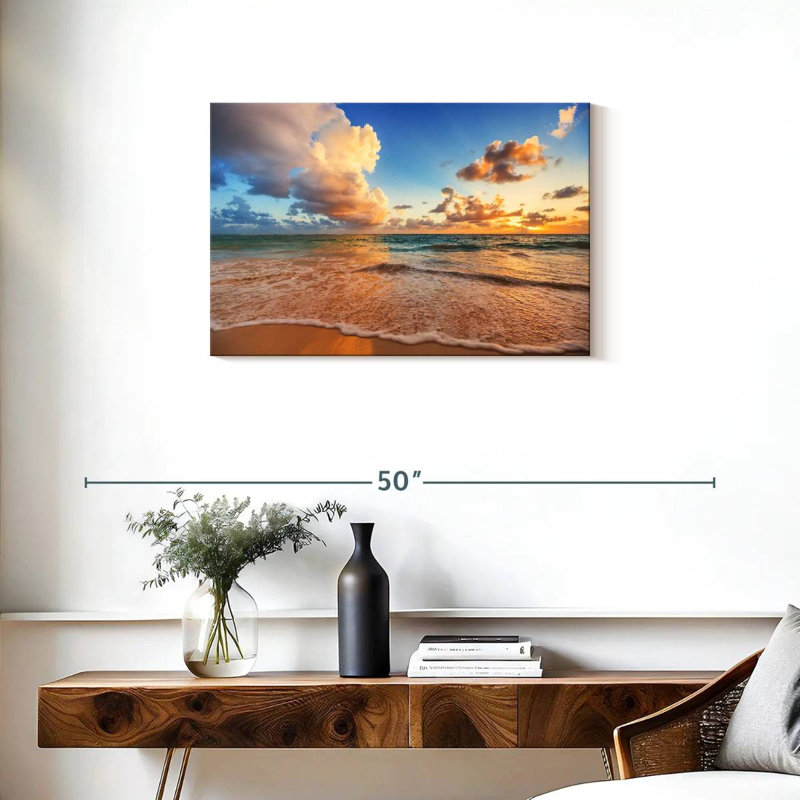 Gillard Relaxing Ocean Wave, 20" H x 30" W