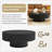 31.5" Round Drum Coffee Table For Livingroom, Easy Assembly  -1638780702