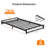 Goldwin Metal Platform Bed-720506611-720506572