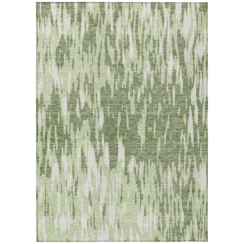 Aleighna Area Rug with Non-Slip Backing, Rectangle 2'6" x 3'10"