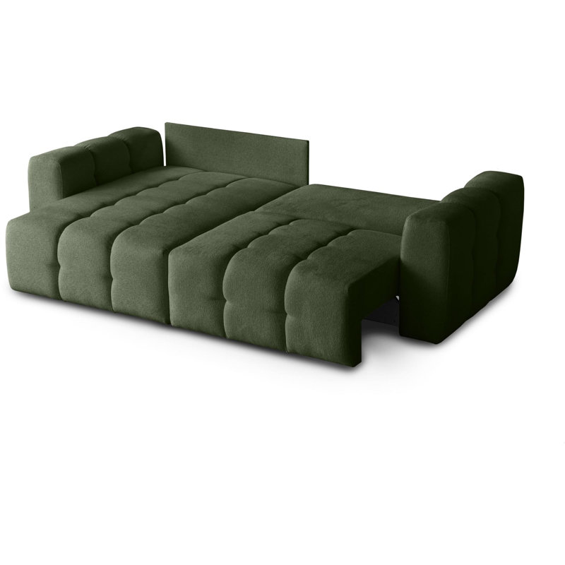 Bradd 4 Seater Sofa Bed, Green
