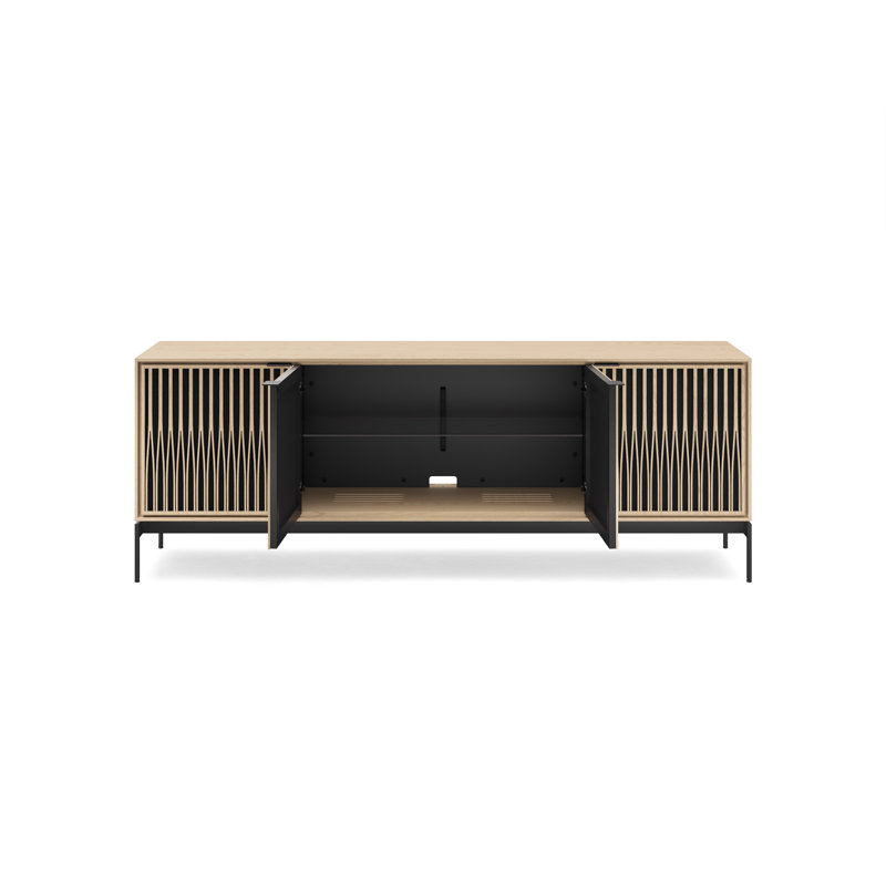 Elements - Cabinet with Console Base - Tune Door, Washed Oak
