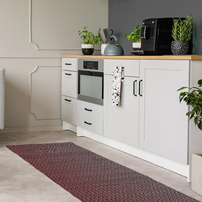 Chenille Geometric Indoor Rug