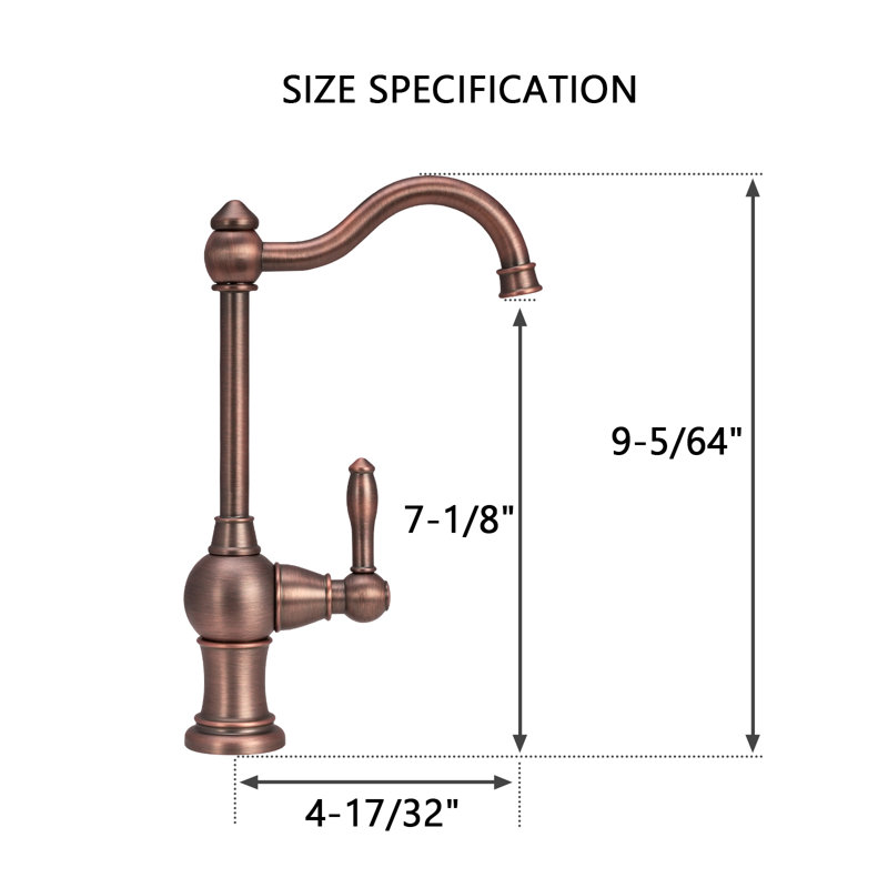 Robinet d'eau potable Nauxus, Bronze américain