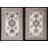 Antique Chinese - Mongolian Small Scatter Size Wool Ivory Rug