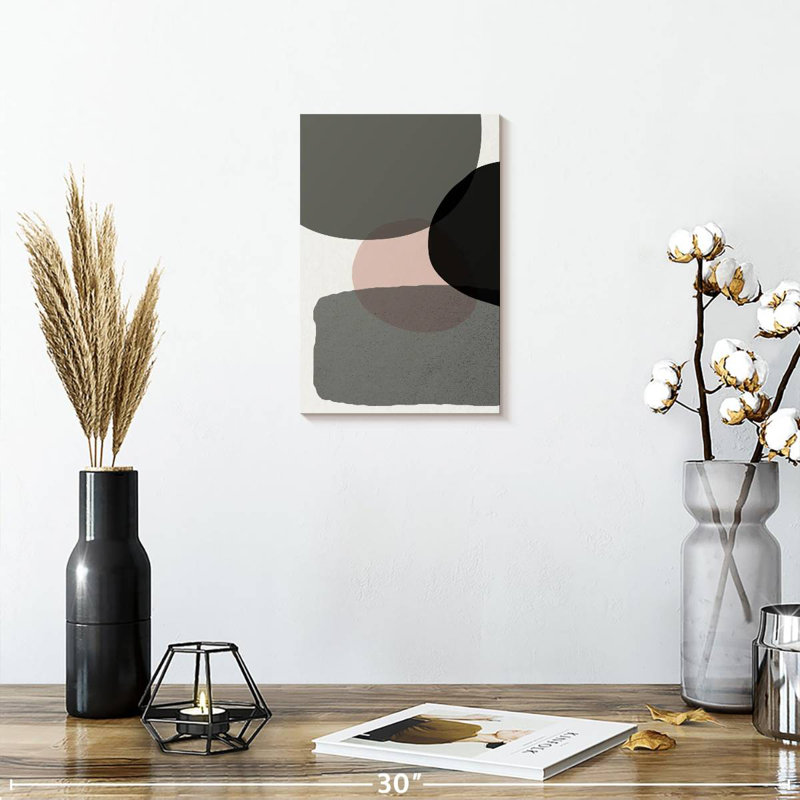 Avery Minimalist Circles VI, 12" H x 8" W