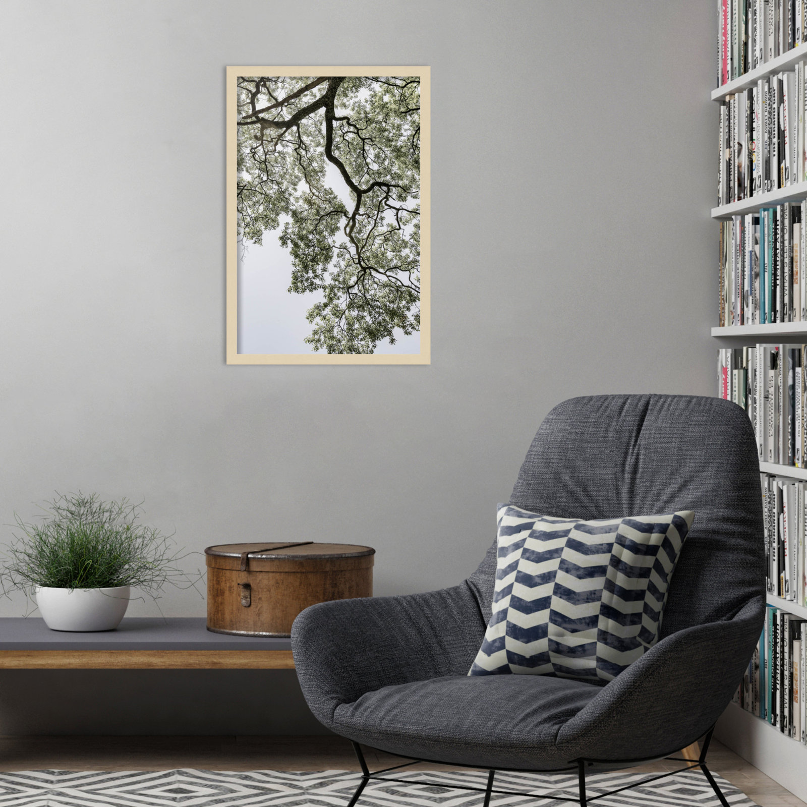 Pleasantville "Coastal Forest" Print, Brown, 25" H x 17" W