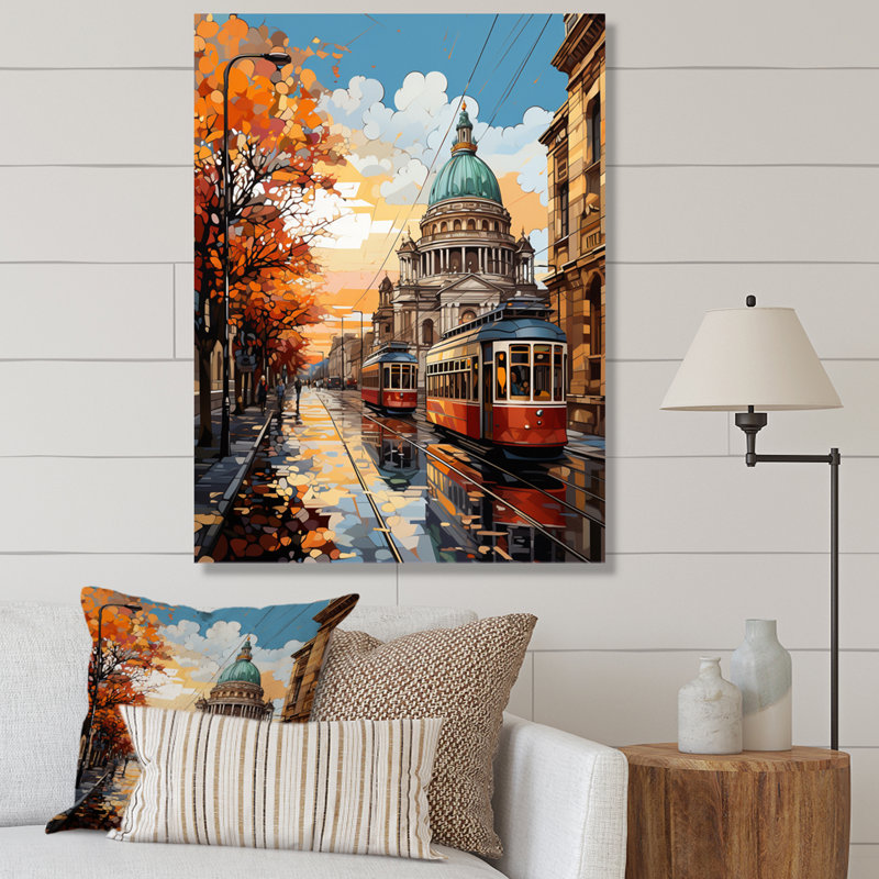 «Xana City Dublin Popart II», reproduction sur toile, H 40 po x l 30 po x P 1,5 po, Toile tendue