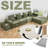 Space-saving Modular Sofas, Corduroy Fabric, Modern Green, Small Spaces