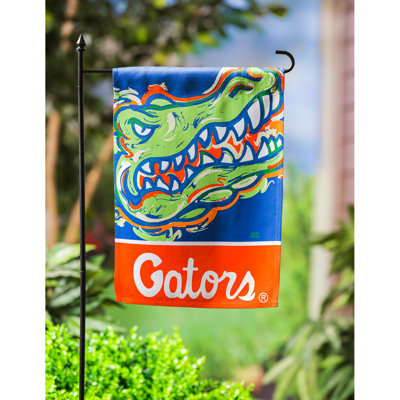 Drapeau de jardin en polyester 18 po x 13 po University of Florida