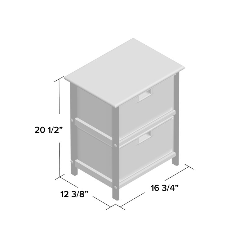 Table de bout avec rangement Hanley