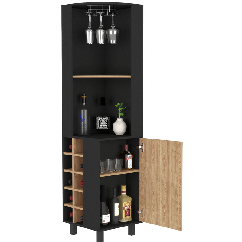 Wine Bottle & Glass Rack Multicolor