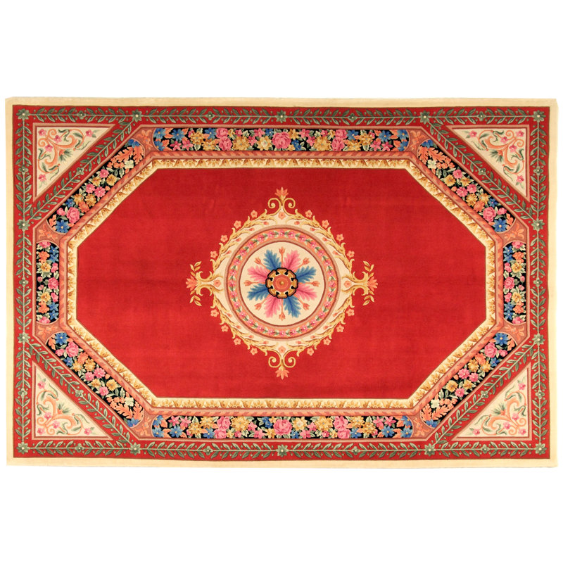  - 'Versailles Red' Rug - Size 6'7" X 9'10"