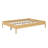 Sleek Simple Style Bed Frame with Engineered Support Slats and Hassle-Free Construction-2093333074