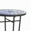 Table d'appoint de patio avec tablette