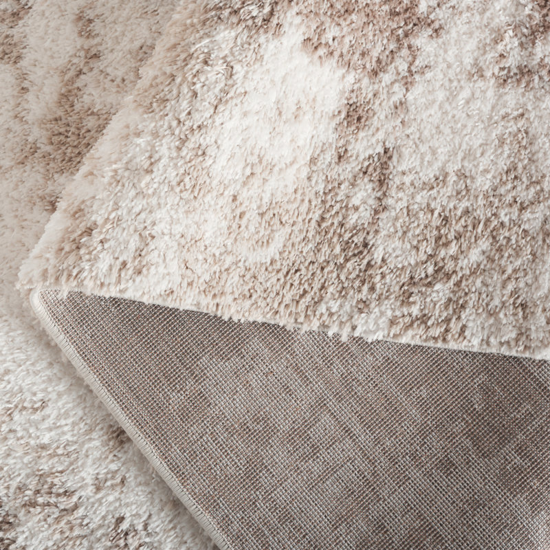 Naftali Penelope Shag Performance Abstract Rug, Rectangle 5'3" x 7'6"