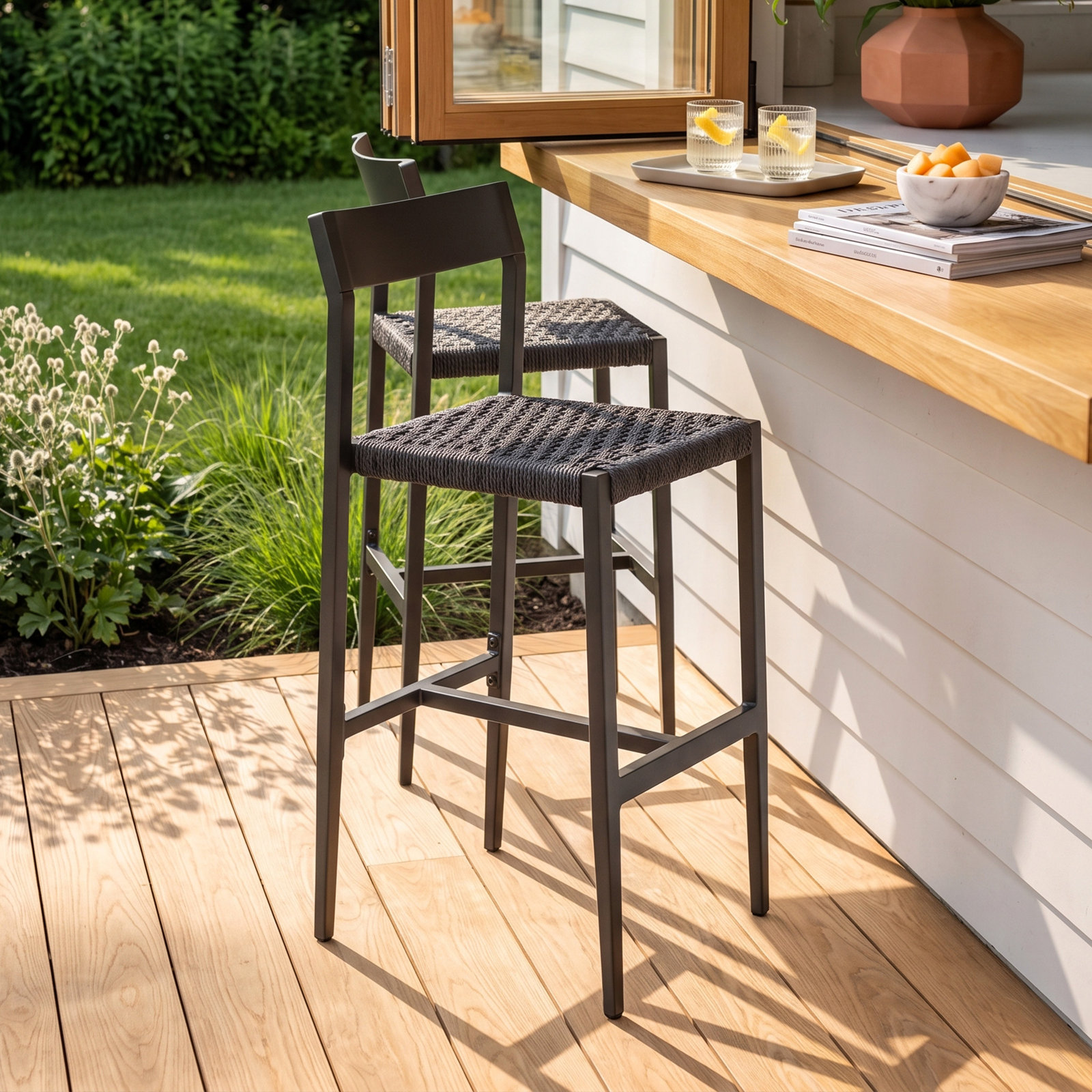 Esben 42'' Outdoor Bar Stool