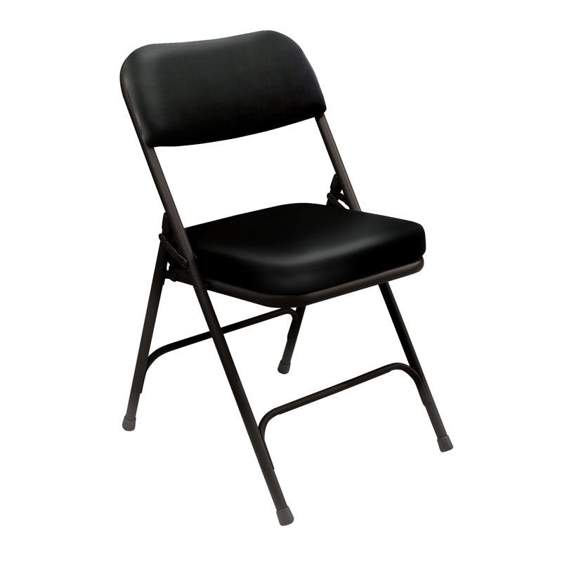 Chaise pliante en tissu 3200 Series, Noir